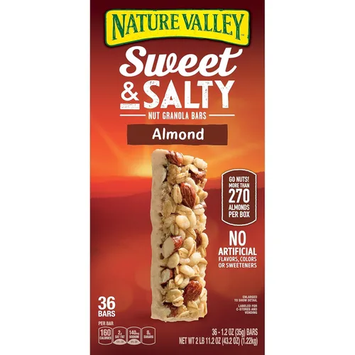 Miniatura 27 de Nature Valley Barras masticables de proteínas, mantequilla de maní, chocolate oscuro, 5 barras (paquete de 3)