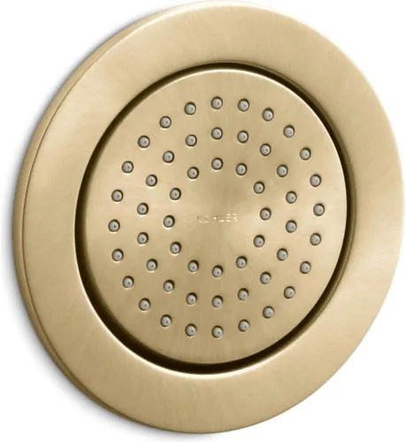 Miniatura 8 de Kohler 8014-2MB WaterTile Round Round Spray corporal de 54 boquillas con spray calmante Latón cepillado vibrante.