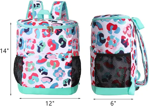 Miniatura 4 de Mochila enfriadora a prueba de fugas para mujer, suave, ligera, enfriadores de hielo para camping, senderismo, picnic