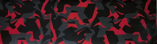 Miniatura 4 de Película adhesiva de vinilo de camuflaje geométrico para automóvil, color rojo, negro y gris con adhesivo de liberación de aire, kit de herramientas