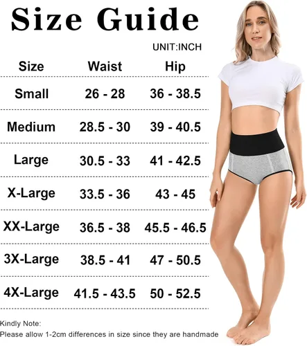 Miniatura 7 de Ropa interior de algodón de cintura alta para mujer, calzoncillos suaves, cómodos, transpirables, para mujer, paquete múltiple