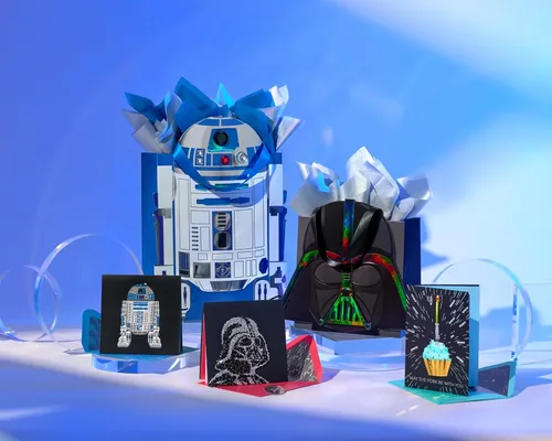 Miniatura 6 de Papyrus Bolsa de regalo mediana de 8.5 pulgadas de Star Wars (Darth Vader) para cumpleaños, aniversarios y todas las ocasiones (1 bolsa)