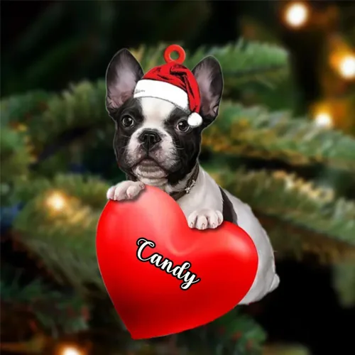 Miniatura 129 de Adornos de Navidad personalizados para perros, nombre personalizado, adorno de Malamute de Alaska, adornos acrílicos, regalos de Navidad, amantes