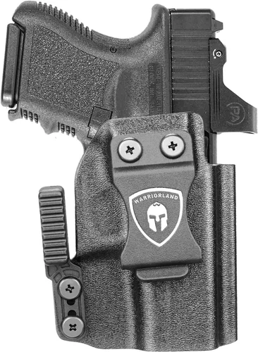 Miniatura 10 de Funda IWB de Kydex WARRIORLAND, Compatible con Glock 17/19/19X/20/21/26/43X/43Xmos, Hellcat Pro, Sig P320/P365/P365X/P365XL, G2C/G3C/G3, M&P