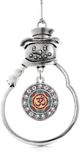 Miniatura 69 de Inspired Silver - Roller Queen - Adorno de Navidad plateado - Adorno circular para árbol de Navidad con circonita cúbica - Decoración colgante
