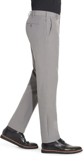 Miniatura 3 de Van Heusen - Pantalón de corte ajustado con frente plana elástica para hombre