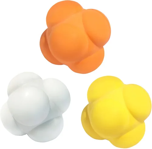 GSE Games & Sports Expert Pelotas de reacción deportiva, pelota de reactividad para entrenamiento de campo, entrenador de agilidad para béisbol,