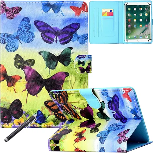 Miniatura 32 de NewShine - Funda universal para tablet de 7.9 a 8.5 pulgadas, funda de piel sintética para iPad mini 1/2/3/4, Galaxy Tab 3/4/Note 8.0, Amazon Kindle