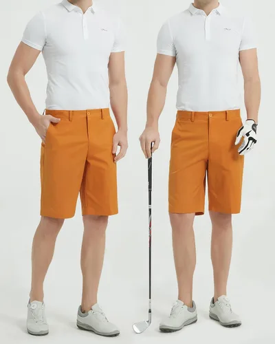 Miniatura 6 de Lesmart Pantalones cortos de golf para hombre, elásticos, de secado rápido, ajuste relajado, con rendimiento técnico