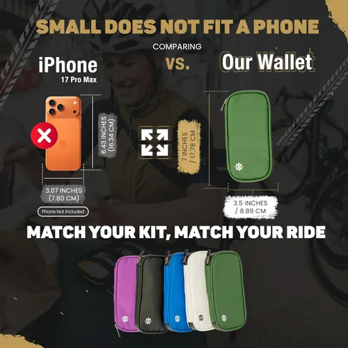 Miniatura 4 de Lumiere & Co. Cartera de ciclismo impermeable Cartera de ciclismo y bolsa de ciclismo para jersey Cartera de teléfono de ciclismo para bicicleta