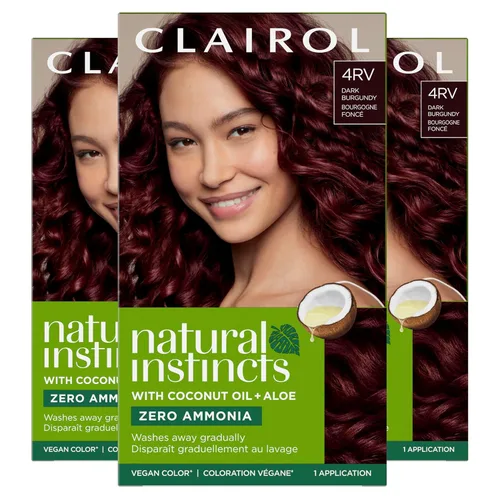 Miniatura 15 de Clairol Natural Instincts - Tinte semipermanente para el cabello, color negro azul 2BB, paquete de 1 unidad 2BB Azul Negro