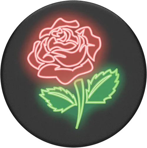 Miniatura 2 de PopSockets - Agarre para teléfono con soporte expandible, agarre adhesivo, rosa neón Rosado neón