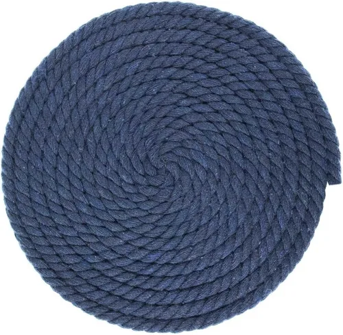 Miniatura 55 de West Coast Paracord - Cuerda de algodón natural trenzada de 3 hebras, 1/4, 1/2, 5/8, 3/4 y 1 pulgada de diámetro, 10, 25, 50, 100 pies Escala
