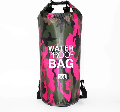 Miniatura 2 de Bolsa seca impermeable de 2L/5L/10L/15L/20L/30L, saco enrollable que mantiene el equipo seco para kayak, rafting, navegación, natación, campamento