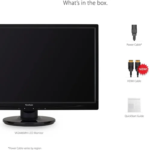 Miniatura 5 de ViewSonic - Televisor LED de 22 pulgadas, Full HD, 1080p, monitor LED con entradas HDMI y VGA para el hogar y la oficina