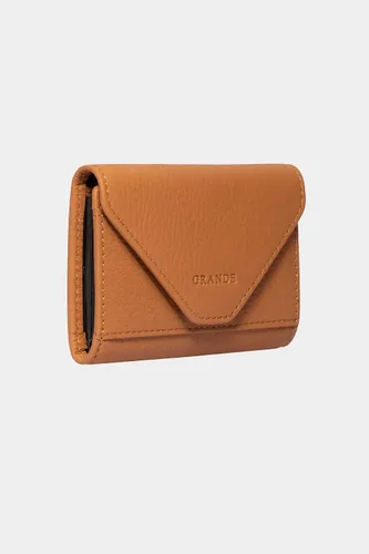 Miniatura 48 de grande Estuches para tarjetas 3639, Naranja, Tarjetero de cuero con cierre magnético, cartera pequeña de acordeón para mujer