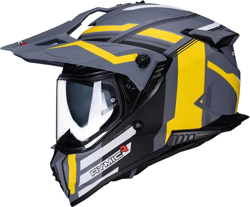 X60 - Casco deportivo doble, casco de motocicleta de aventura con visera solar integrada, cascos para motos de nieve todoterreno para adultos,