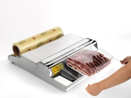 Miniatura 5 de VisionTechShop CW-500E, 20 Pulgadas / 500 mm Envolvedora de Película Manual para Envoltorio de Alimentos, FABRICADO EN COREA
