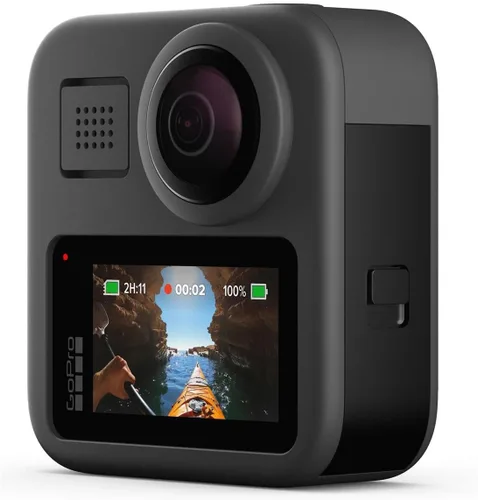 Miniatura 8 de GoPro MAX Waterproof 360 + Cámara tradicional con pantalla táctil Esférica 5.6K30 HD Video 16.6MP 360 Fotos 1080p Live Streaming Stabilization