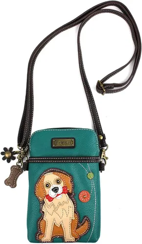 Miniatura 2 de Chala - Bolsa de piel sintética multicolor con correa ajustable para teléfono celular