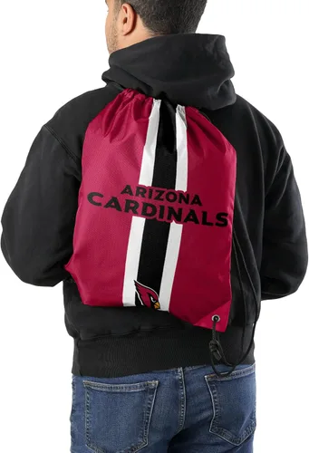 Miniatura 2 de FOCO NFL unisex-adulto Mochila con Cordón de Viaje para Gimnasio con Logo del Equipo NFL, Diseño de Rayas y Marca de Palabra