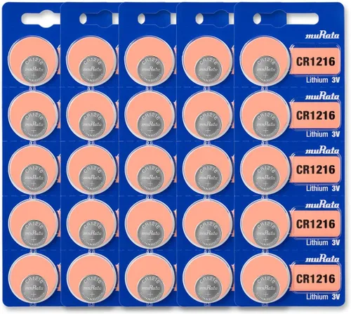Miniatura 9 de Murata Batería CR1216 DL1216 ECR1216 3V Litio Moneda Celda (5 Baterías)