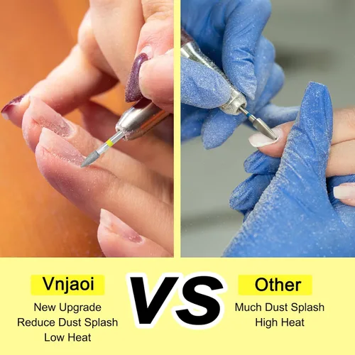 Miniatura 6 de Broca de uñas rusa para manicura, broca pulidora de uñas natural para quitar cutículas, diseño de arte de uñas, manicura, pedicura, uso profesional