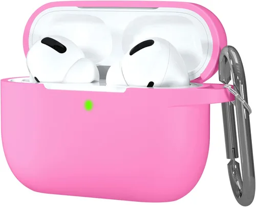 Funda de silicona con iluminación nocturna para AirPods Pro, Hamile con llavero para Apple Airpod Pro 1ª/2ª generación 2019 2022, para mujeres y