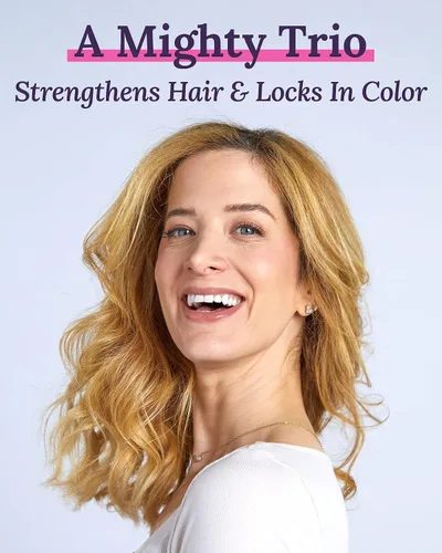 Miniatura 2 de Keranique Juego de champú y acondicionador tratado con suero para el cabello folículo potenciador - Juego de refuerzo de color enriquecido