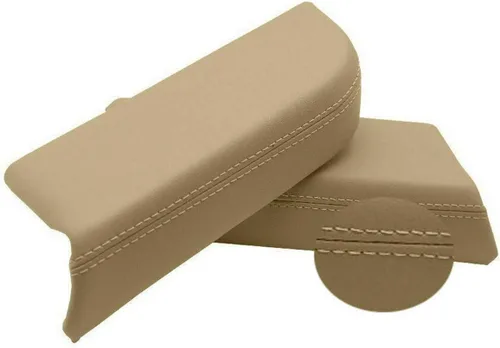 Miniatura 3 de Kit de reemplazo de apoyabrazos para puerta delantera de cubierta de consola central Dunhil, compatible con Pilot 2009-2013 (Beige)