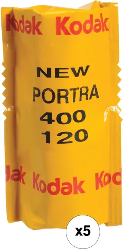 Miniatura 2 de Kodak Portra 400 película negativa a color profesional ISO 400, propack de 120, 5 rollos por paquete