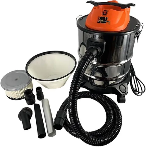 Pellethead Ash Vault Pro | Aspiradora de cenizas de 10 amperios para chimeneas, estufas de pellets y barbacoas, capacidad de 5 galones, doble HEPA,