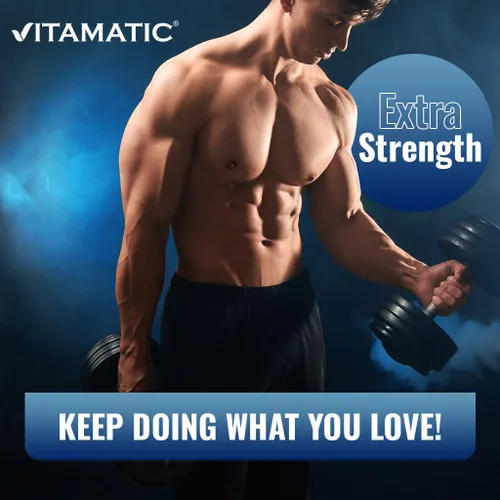 Miniatura 4 de Vitamatic Extra Stregth óxido de magnesio 400 mg 120 tabletas vegetarianas - Apoya la salud muscular, nerviosa y cardíaca* - Fabricado