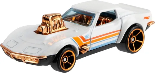 Miniatura 2 de Hot Wheels 2020 Pearl and Chrome 5/6 - '68 Corvette Gas Monkey Garage (blanco)