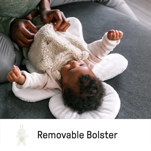 Miniatura 12 de Ingenuity InLighten - Asiento de bebé con columpio y barra de juguete iluminada, vibraciones, almohada para tiempo boca abajo y sonidos, 0-6 meses