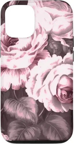 Miniatura 26 de iPhone 16 Vintage Classic Rose Flower Pattern in Pink Case