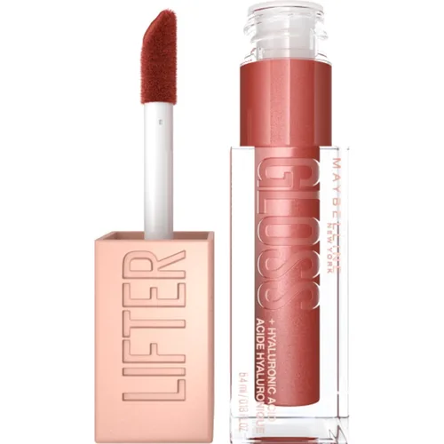 Miniatura 27 de Maybelline Lifter Gloss, Brillo de Labios Hidratante con Ácido Hialurónico, Alto Brillo para Labios Más Llenos, Perla, Perla Plateada Transparente
