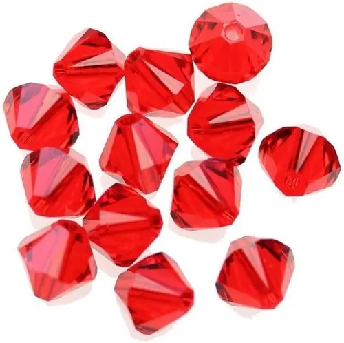 Miniatura 57 de 100 piezas auténticas Preciosa de 3 mm (0,12 pulgadas) cuentas sueltas de cristal bicono facetado pequeño amatista púrpura compatibles con cristales