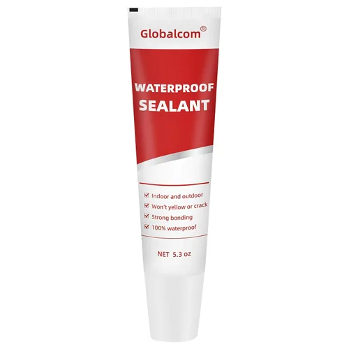 Miniatura 6 de Globalcom Calafateo de silicona avanzado para cocina y baño, sellador de silicona impermeable para uso interior y exterior, adherencia más fuerte a