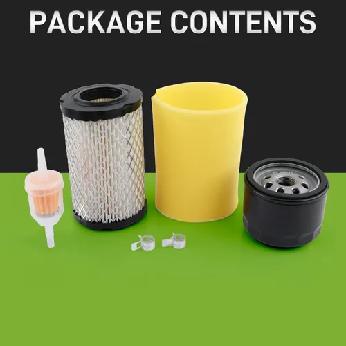 Miniatura 8 de Filtro de aceite Filtro de aire Kit de afinación para John Deer Z345 Z345R Z345M Z235 Z355R Z335E E120 LT150 para 31L777 31M977 31Q777