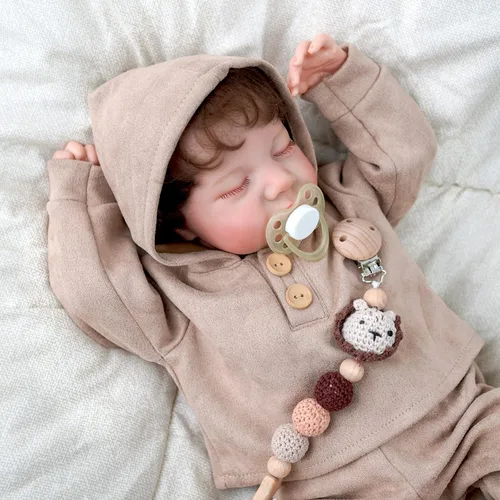 Miniatura 10 de BABESIDE Muñecas de bebé reborn niño, de 20 pulgadas, muñeca realista recién nacida de vida real, posable, muñeca realista de vinilo suave de cuerpo