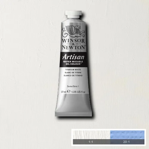Miniatura 3 de Winsor & Newton Artisan - Pintura al óleo mezclable con agua Titanio Blanco