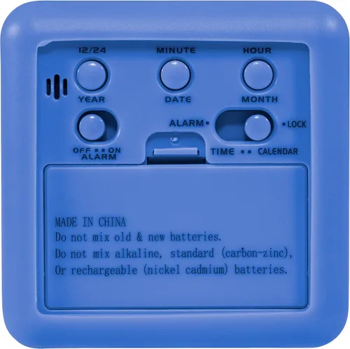 Miniatura 5 de Equity by La Crosse 70905 Reloj despertador con visualización LCD, azul, cuadrado