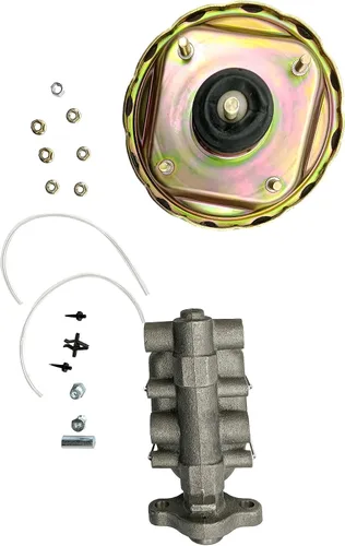 Miniatura 8 de 7 "Zinc Dual Power Brake Booster Con 1" Bail Top Master Cylinder Kit Booster Kit de conversión RSRB03123