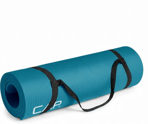 Miniatura 17 de CAP Barbell Colchoneta de yoga y ejercicio de alta densidad de 1/2 pulgada con correa Múltiples opciones
