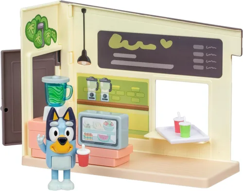 Bluey - Juego de juguetes de simulación de la barra de jugo, juguetes de juego de simulación para niños pequeños de 3 a 5 años, juego de cocina para
