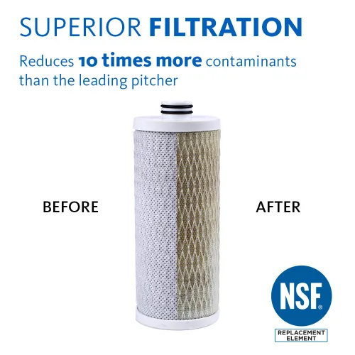 Miniatura 3 de Aquasana Sistema de filtro de agua Claryum de flujo máximo de 3 etapas para debajo del fregadero, filtración de claryum para encimera de cocina
