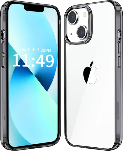 Miniatura 10 de JJGoo Compatible con iPhone 13 Funda transparente, transparente a prueba de golpes, delgada, antiarañazos, carcasa protectora de policarbonato duro