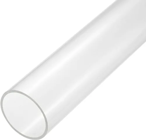 Miniatura 24 de MECCANIXITY Tubo de acrílico transparente rígido redondo 214mm(8.4") DI 220mm(8.7") DE 14" para lámparas y linternas, sistema de refrigeración por
