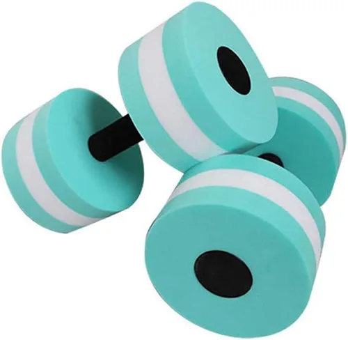Miniatura 3 de Mancuernas de agua, mancuernas de ejercicio acuático, juego de 2 mancuernas de espuma para ejercicio aeróbico de agua, resistencia para la piscina
